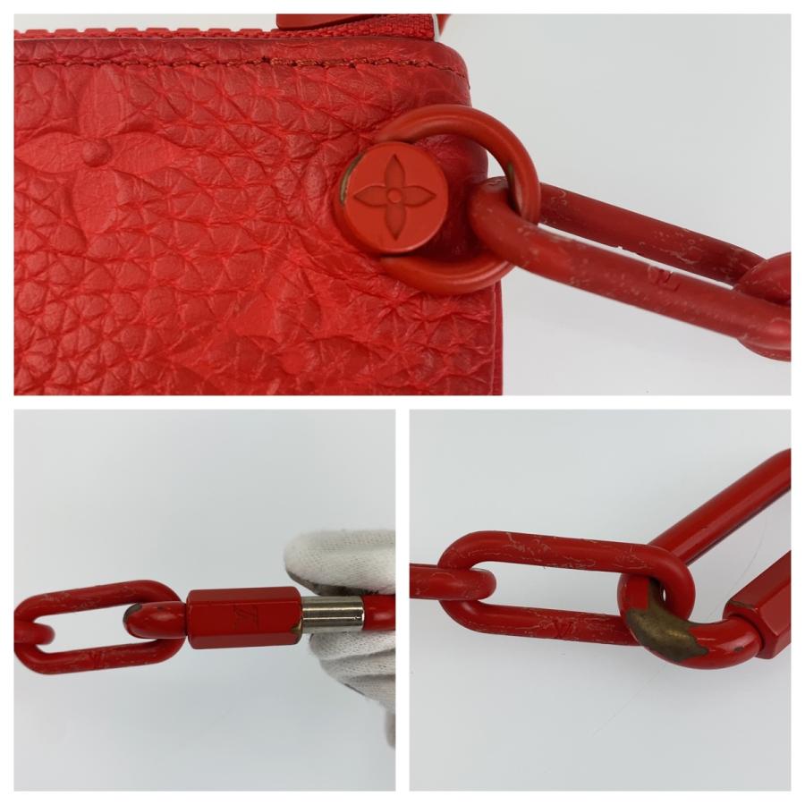 LOUIS VUITTON（ルイ・ヴィトン） モノグラム ポシェットクレ レッド