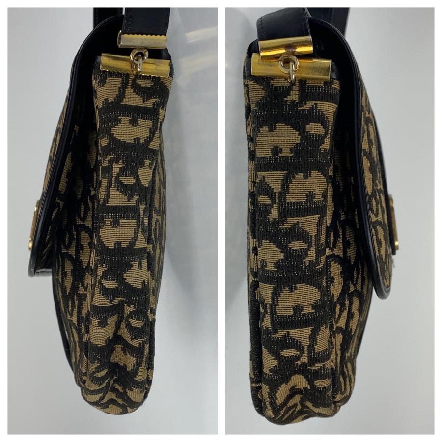 Dior ディオール ヴィンテージ トロッター ネイビー ゴールド