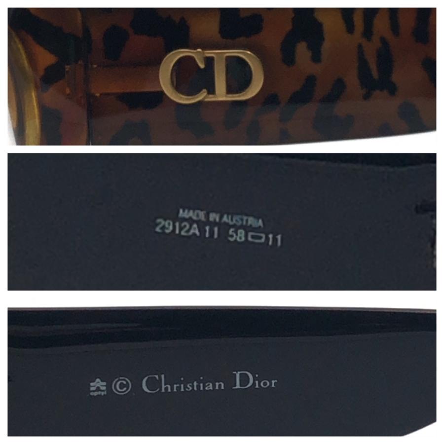 Christian Dior クリスチャンディオール ブラウン 茶 ゴールド金具