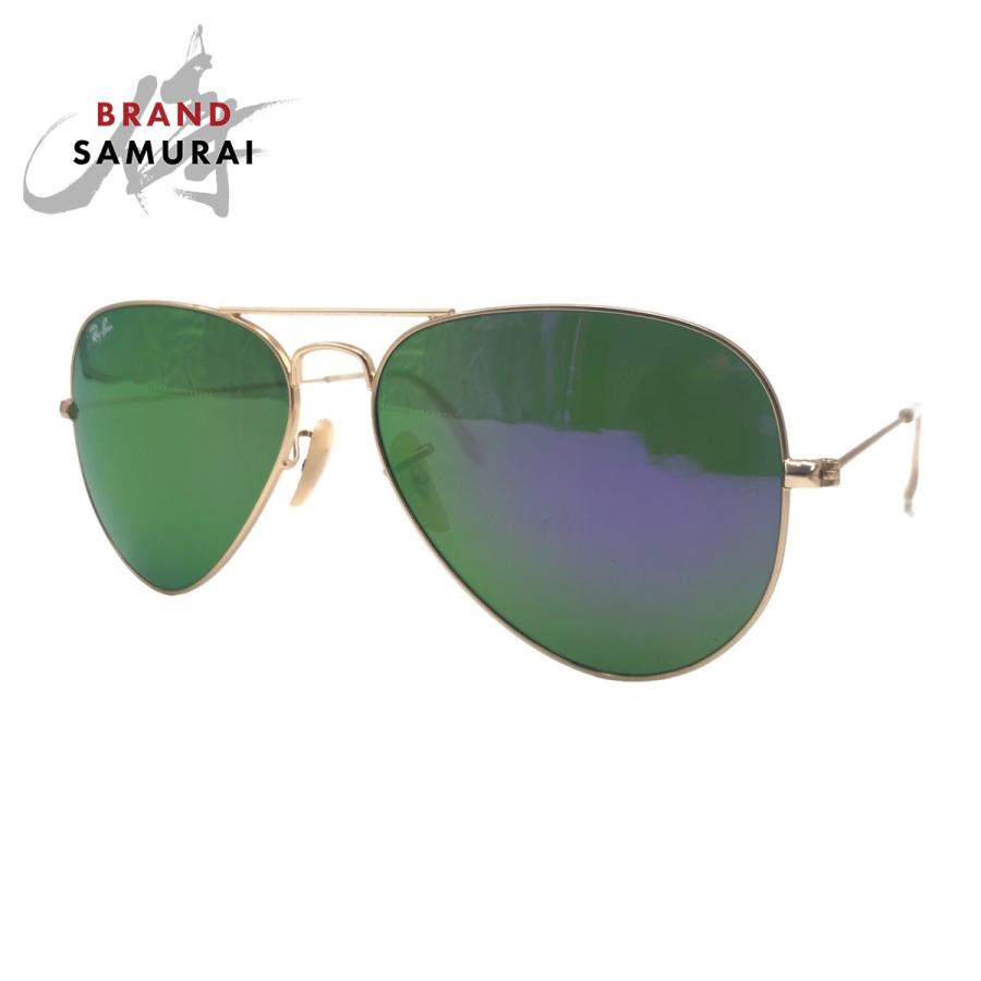 Ray-Ban（レイバン） アビエーター ラージメタル ゴールド 金 グリーン