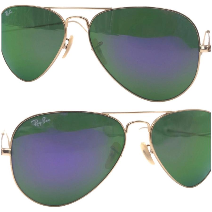 Ray-Ban（レイバン） アビエーター ラージメタル ゴールド 金 グリーン