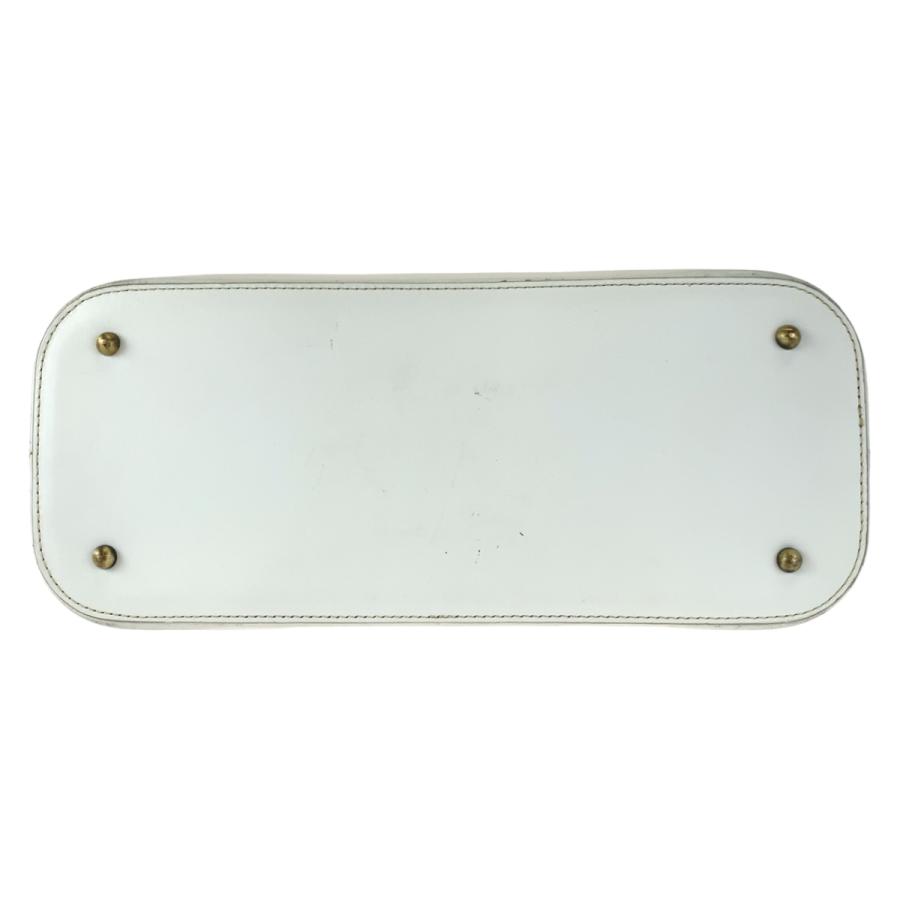 BURBERRY バーバリー ホワイト 白 ゴールド金具 レザー