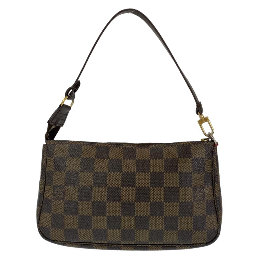 LOUIS VUITTON ルイヴィトン ダミエ ポシェットアクセソワール ブラウン 茶 PVC N51985 ポーチ アクセサリーポーチ レディース 404255 | LOUIS VUITTON | 02