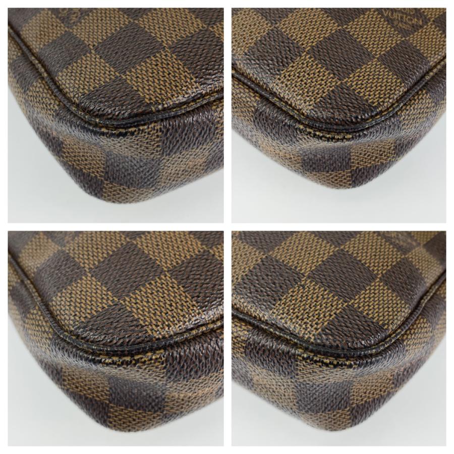 LOUIS VUITTON ルイヴィトン ダミエ ポシェットアクセソワール ブラウン 茶 PVC N51985 ポーチ アクセサリーポーチ レディース 404255 | LOUIS VUITTON | 03