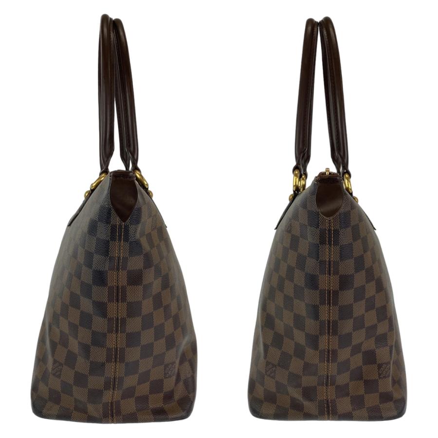 LOUIS VUITTON ルイヴィトン ダミエ サレヤMM ブラウン 茶 ゴールド金具 PVC N51182 トートバッグ ショルダーバッグ レディース 404288｜loopinc2019ys｜08