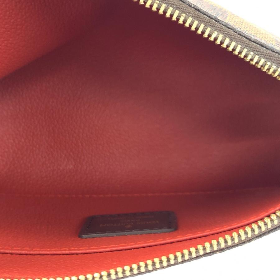 LOUIS VUITTON ルイヴィトン ダミエ ポシェット コスメティック ブラウン PVC メイクポーチ 化粧ポーチ レディース 404302 | LOUIS VUITTON | 02