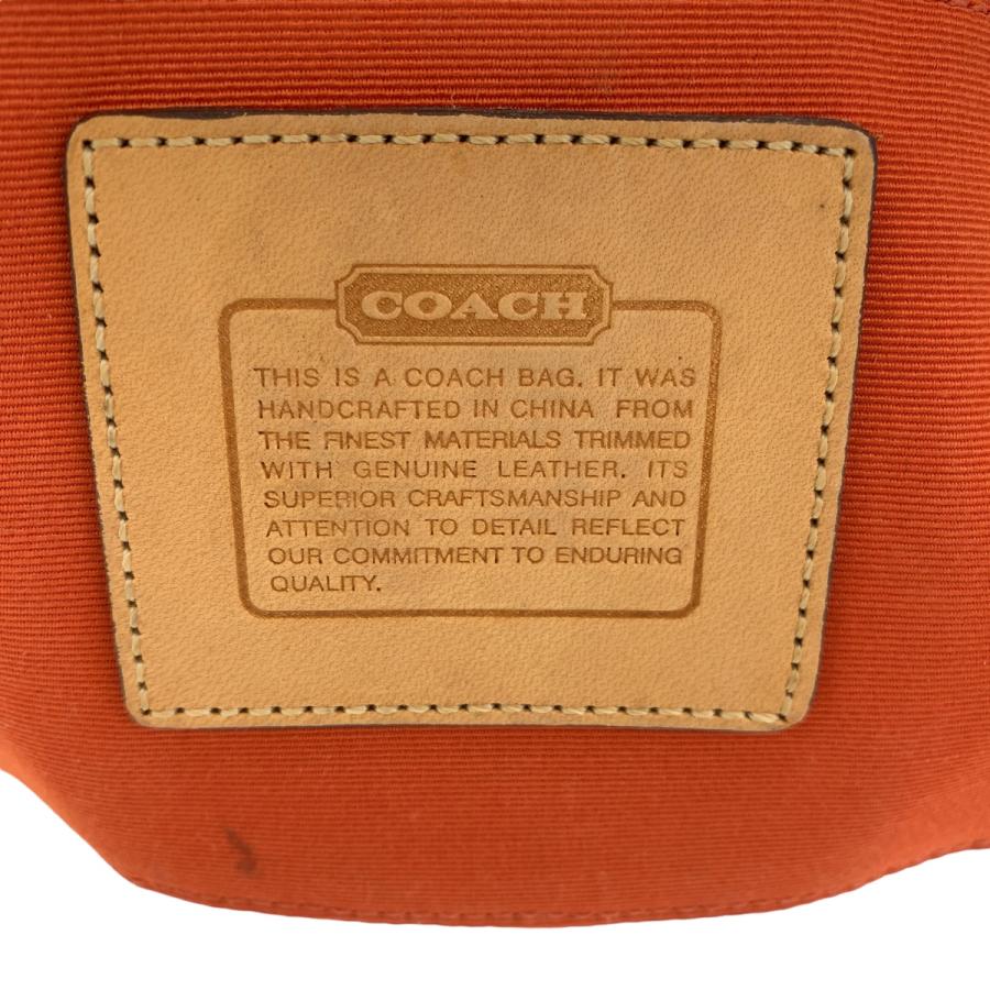 美品 COACH コーチ シグネチャー ベージュ ブラウン キャンバス ポーチ 小物入れ レディース 404431 | COACH | 08