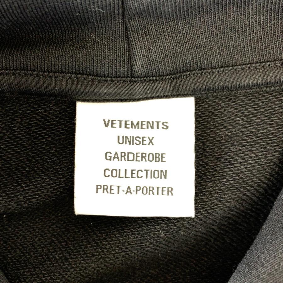 美品 VETEMENTS ヴェトモン 22AW SOLIDARITY EMBROIDERRED HOODIE