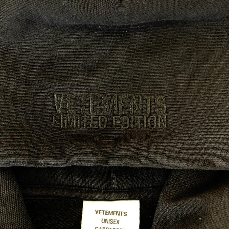 美品 VETEMENTS ヴェトモン 22AW SOLIDARITY EMBROIDERRED HOODIE