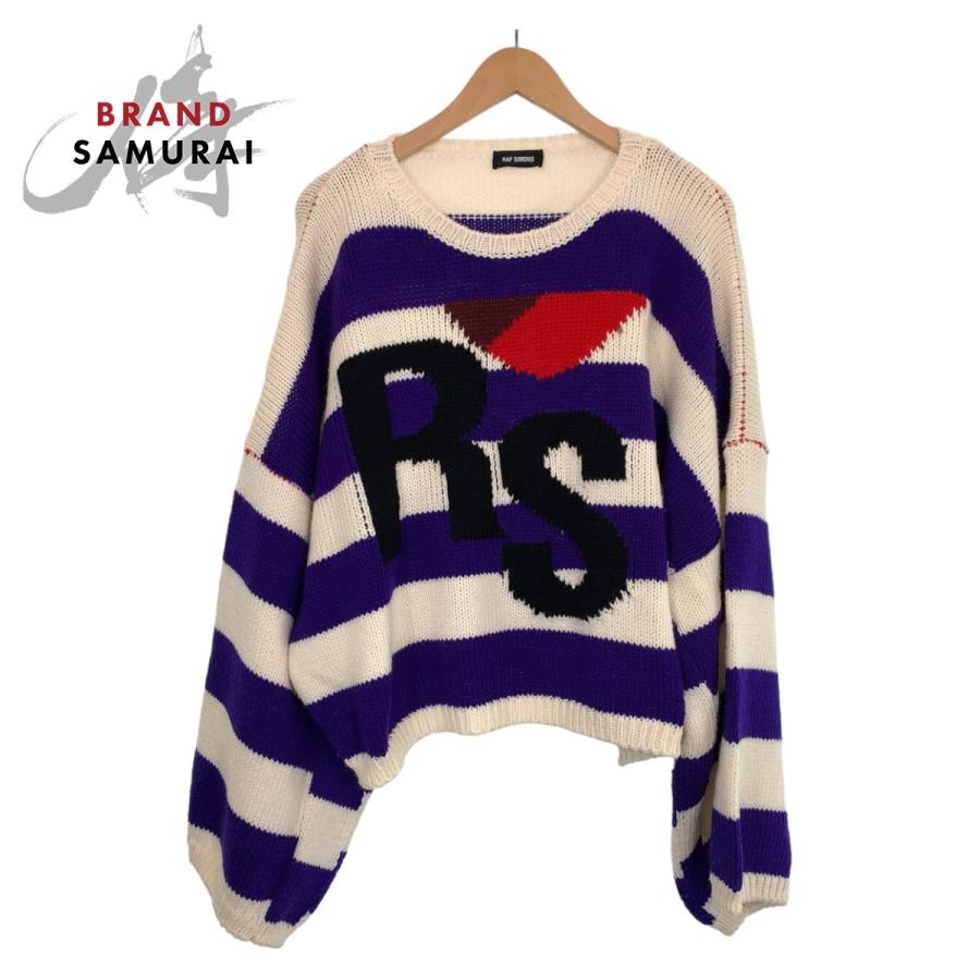 美品 RAF SIMONS ラフシモンズ サイズ1 男女兼用 ホワイト 白 パープル
