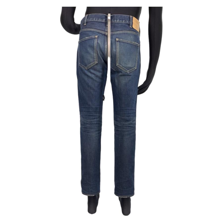 美品 CELINE セリーヌ エディスリマン サイズ29 ブルー インディゴ コットン M_SK_004 デニムパンツ 長ズボン ジーンズ メンズ 404467 | CELINE | 03