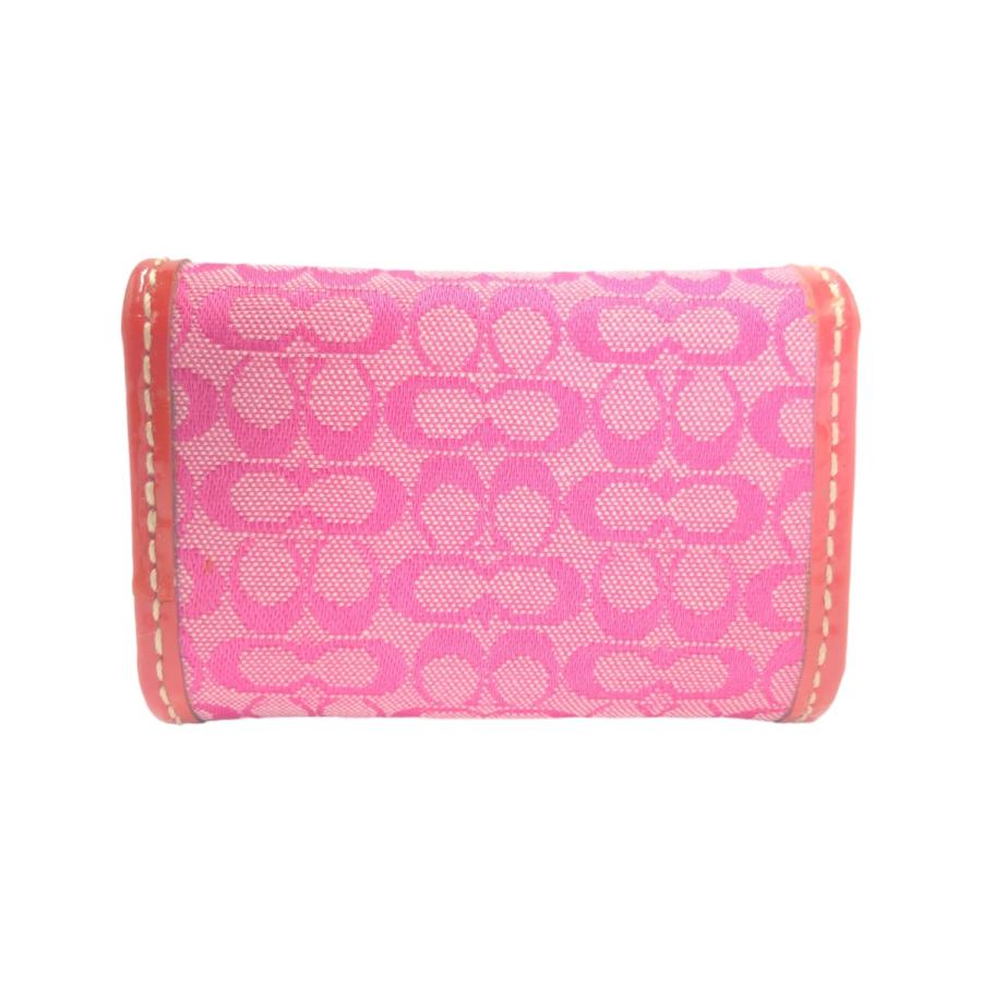 COACH（コーチ） シグネチャー コンタクトレンズ ピンク ゴールド金具