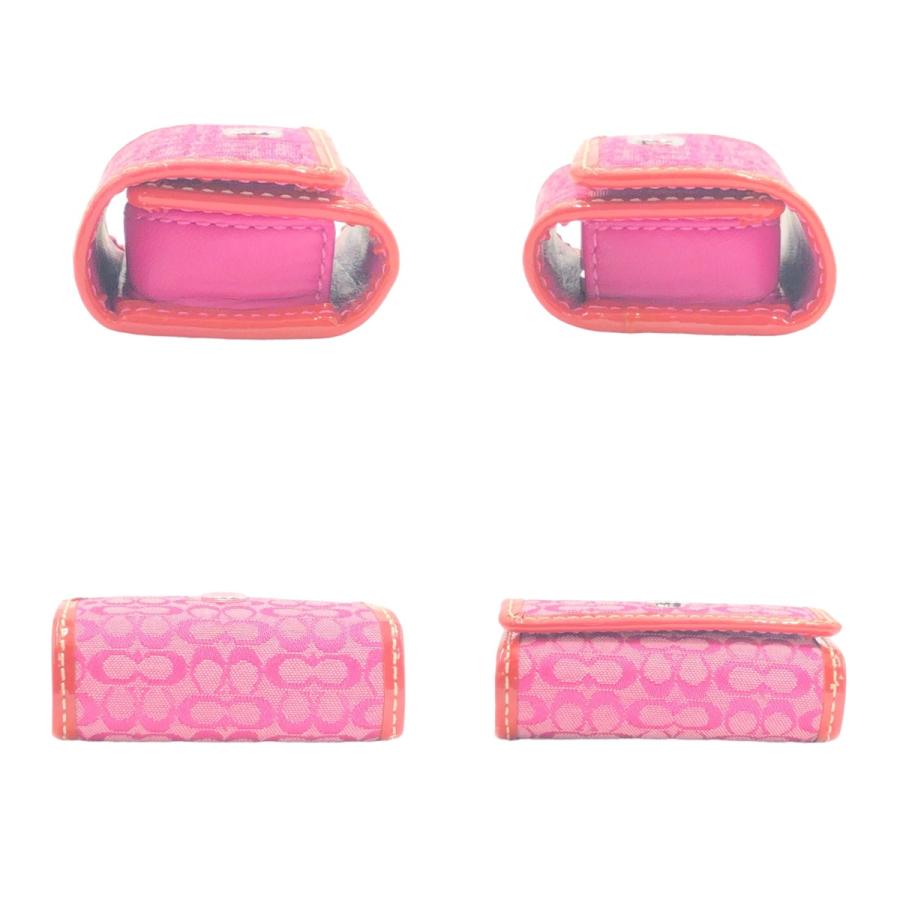 COACH（コーチ） シグネチャー コンタクトレンズ ピンク ゴールド金具 