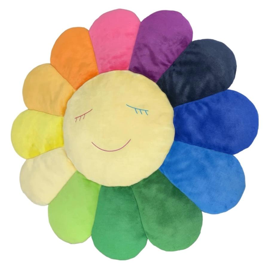 希少 村上隆 特大 1m フラワークッション 希少！】村上隆 カイカイキキ