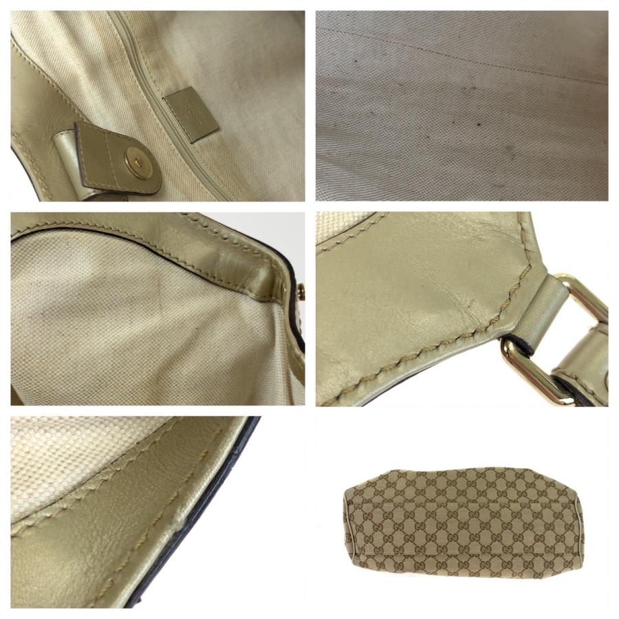 GUCCI（グッチ） 美品 スーキー ブラウン GGキャンバス/レザー 211944