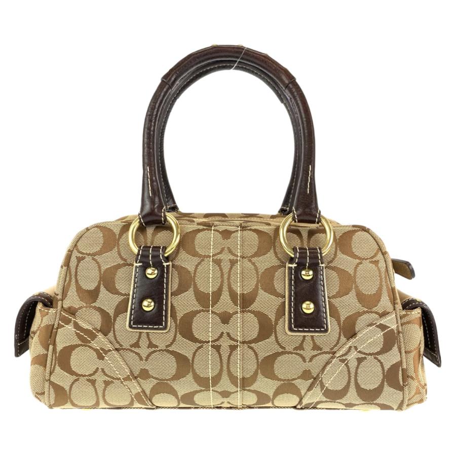 COACH（コーチ） シグネチャー ベージュ ブラウン 茶 キャンバス 6423