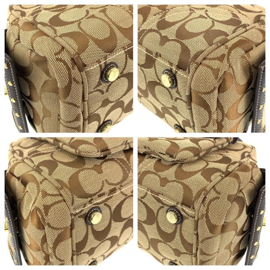 COACH（コーチ） シグネチャー ベージュ ブラウン 茶 キャンバス 6423
