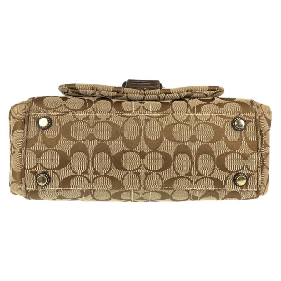 COACH（コーチ） シグネチャー ベージュ ブラウン 茶 キャンバス 6423