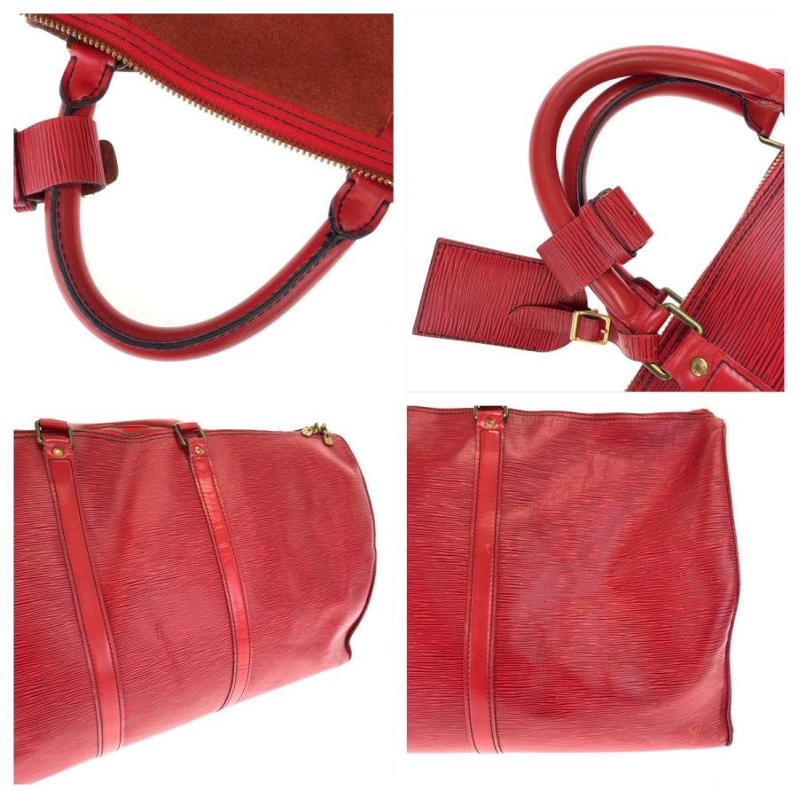 LOUIS VUITTON ルイヴィトン エピ キーポル60 レッド 赤