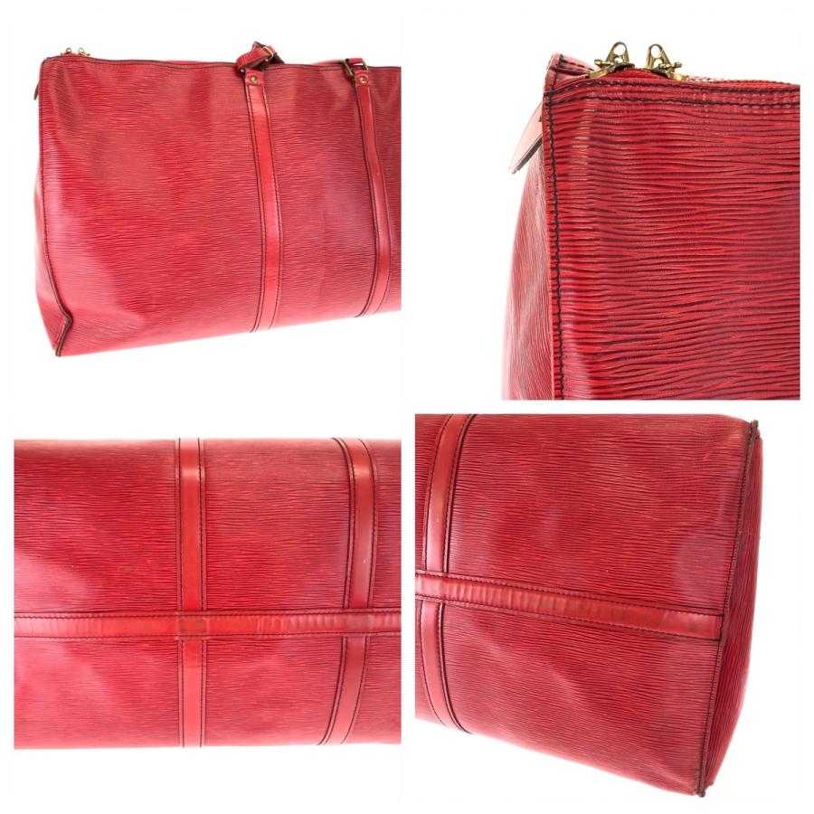 LOUIS VUITTON ルイヴィトン エピ キーポル60 レッド 赤