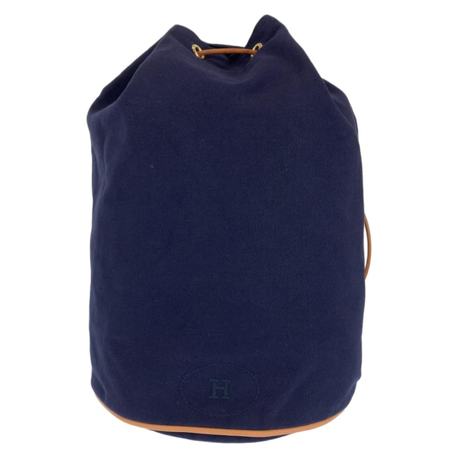 HERMES（エルメス） 美品 ポロションミミルGM ネイビー 紺 ゴールド