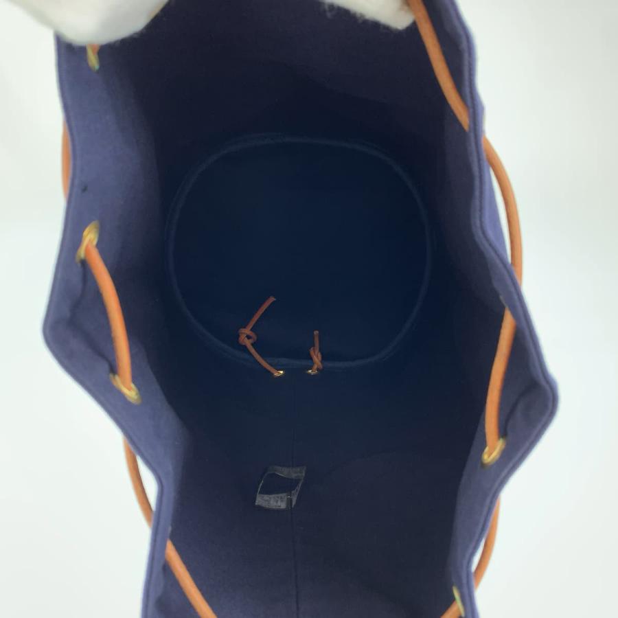 美品 HERMES エルメス ポロションミミルGM ネイビー 紺 ゴールド金具 