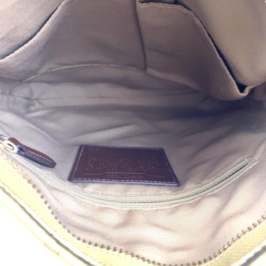 COACH コーチ シグネチャー ベージュ ゴールド キャンバス/レザー 7090 ショルダーバック ポシェット 斜め掛け可能 レディース 404698 | COACH | 07