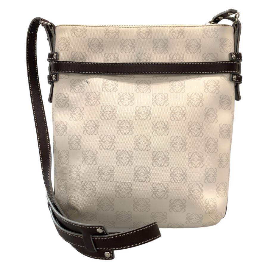 LOEWE ロエベ アナグラム ポーチ付き ホワイト 白 PVC LOEWE ロエベ アナグラム ポーチ付き ホワイト 白 PVC