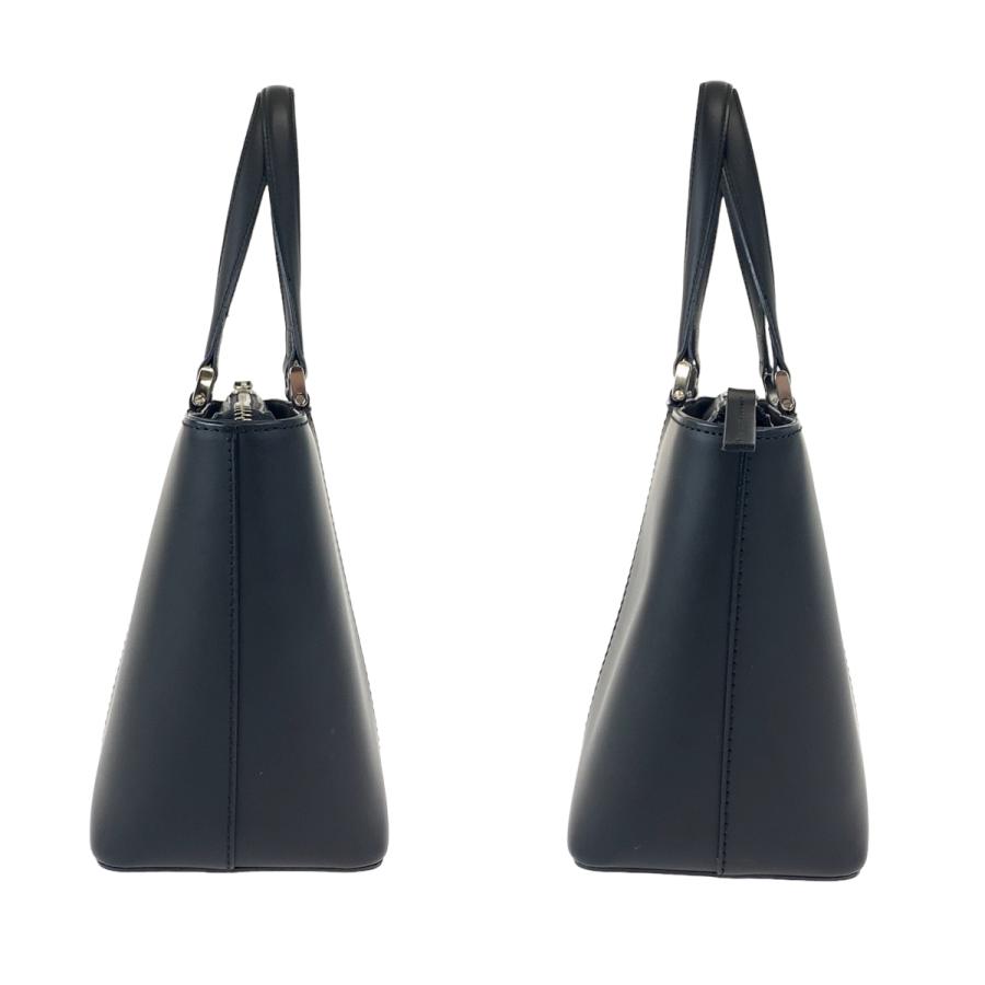 BURBERRY（バーバリー） 美品 中チェック柄 ブラック レザー トート