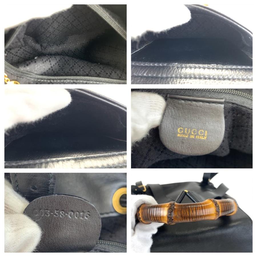 GUCCI グッチ フリンジ オールレザー リュック グッチ(GUCCI) レザー