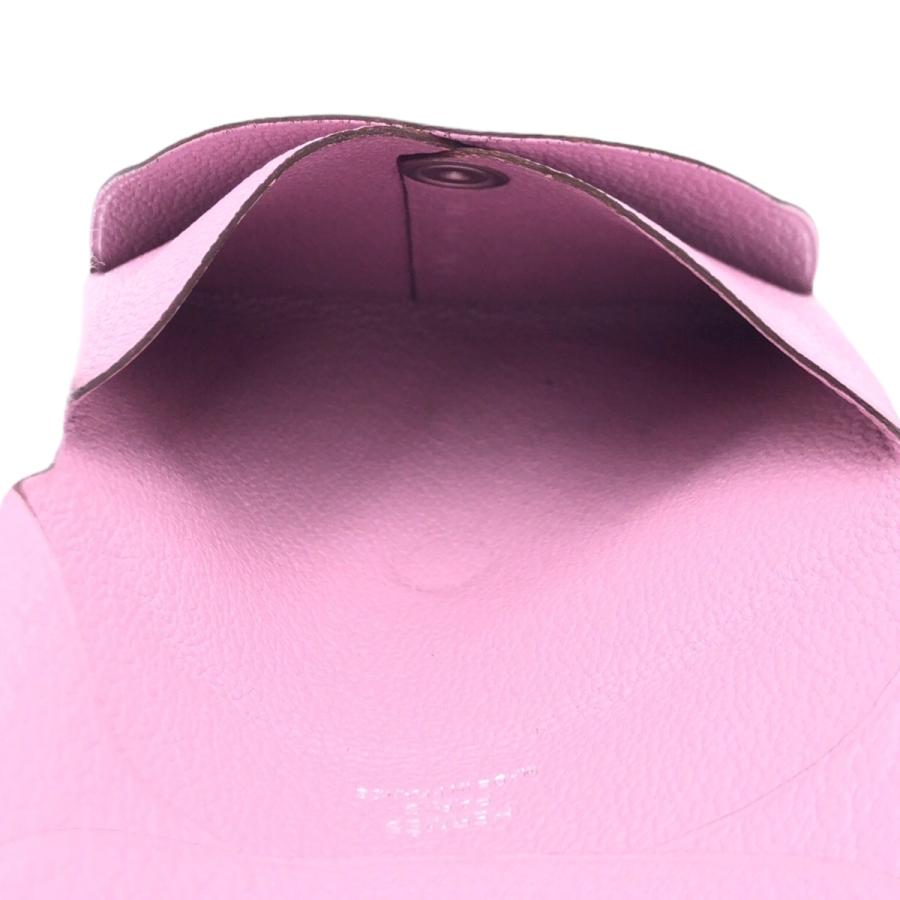 HERMES エルメス バスティア モーヴシルベストル シルバー金具 シェーブル コインケース コンパクトウォレット D刻印 レディース 404936 | HERMES | 05