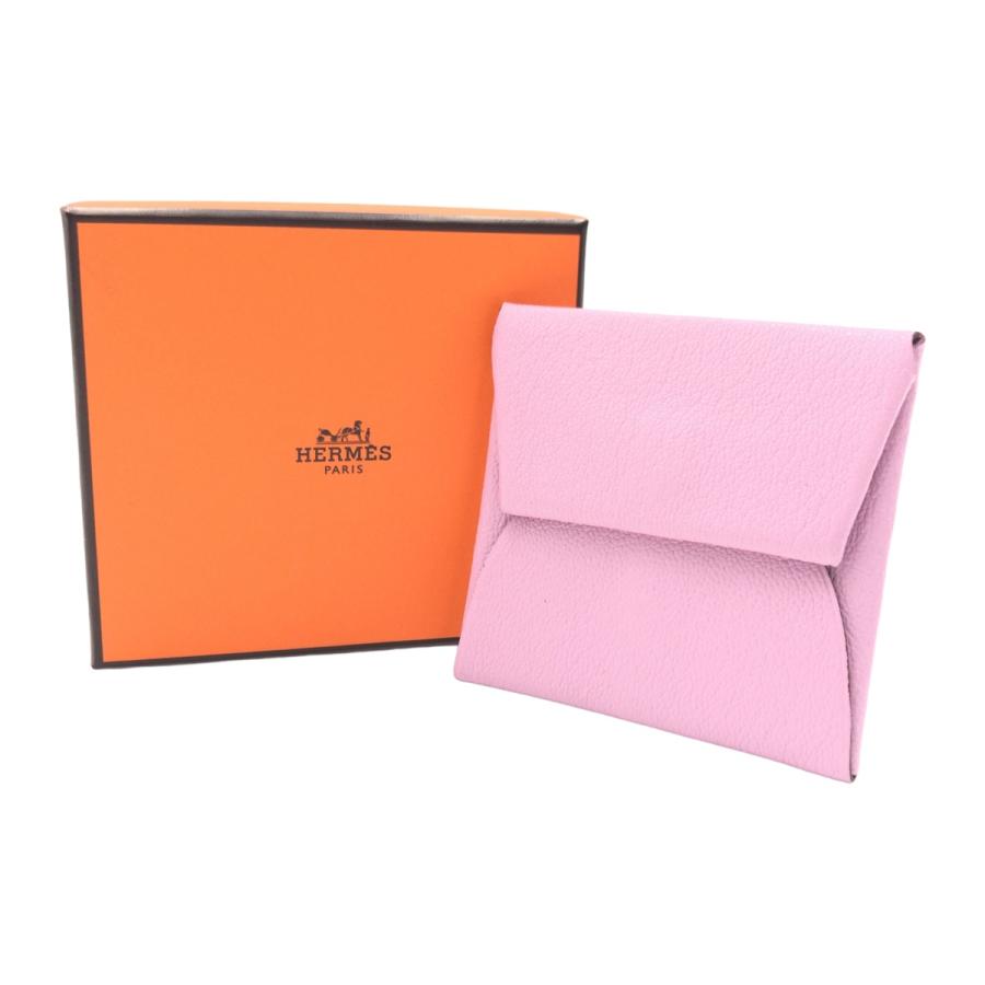 HERMES エルメス バスティア モーヴシルベストル シルバー金具 シェーブル コインケース コンパクトウォレット D刻印 レディース 404936 | HERMES | 08