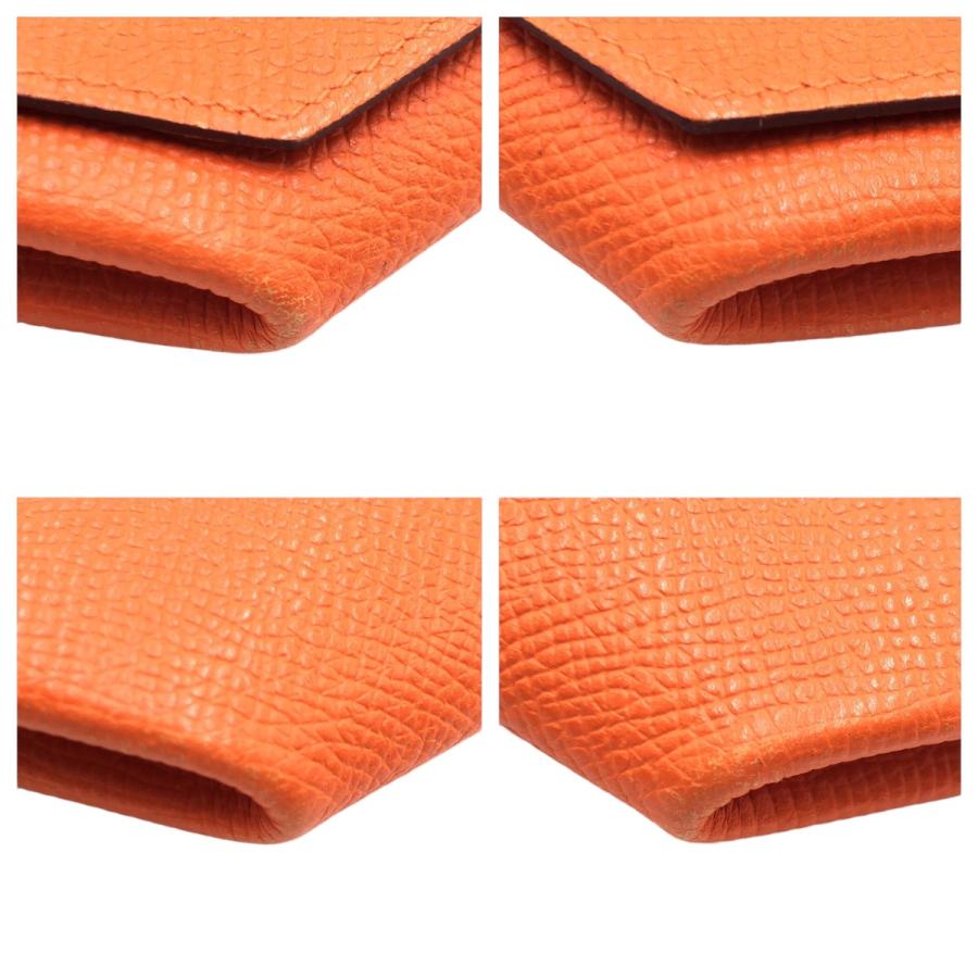 HERMES（エルメス） ル ヴァンキャトル オレンジ シルバー金具 ヴォー
