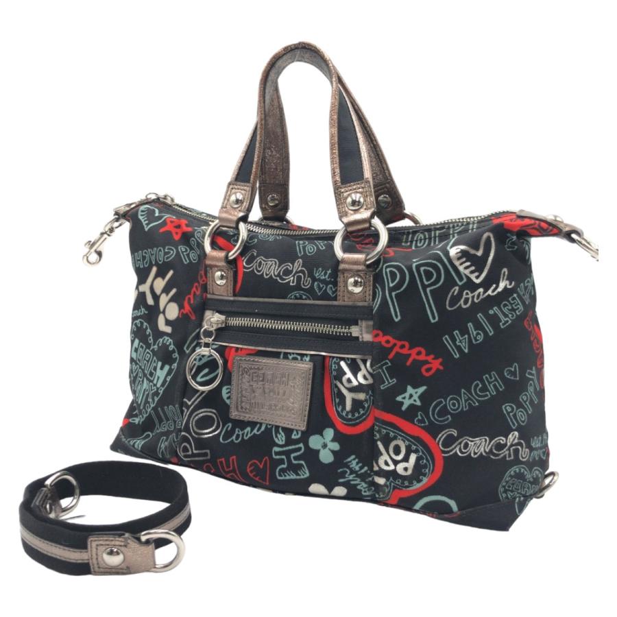 COACH（コーチ） 美品 ポピー グラフィティ ラクシー サッチェル