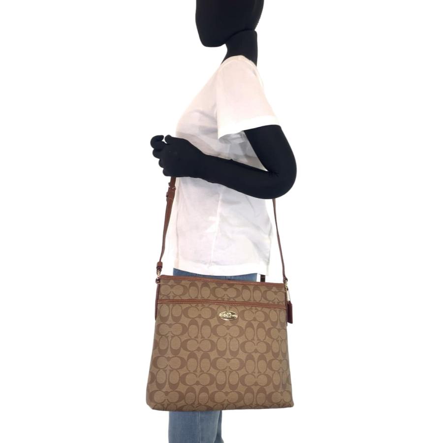 COACH（コーチ） 美品 シグネチャー ブラウン 茶 PVC F34938