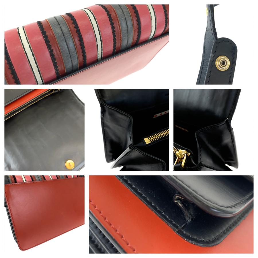 MARNI 美品 マルニ Trunk トランク ミディアムバッグ マルチカラー 