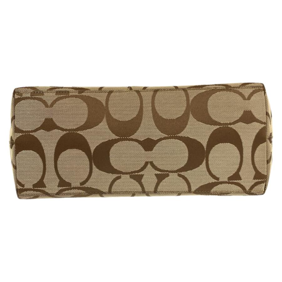 COACH（コーチ） シグネチャー ブラウン ピンク キャンバス 11691