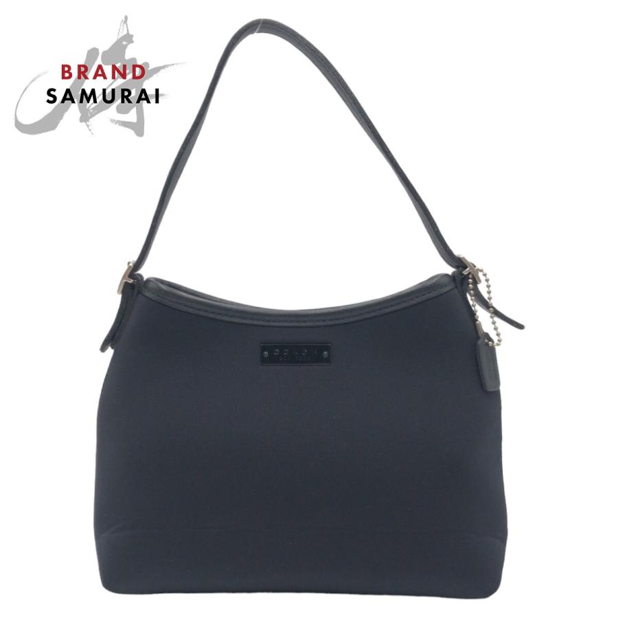 COACH（コーチ） 美品 ブラック シルバー金具 ポリウレタン 6236