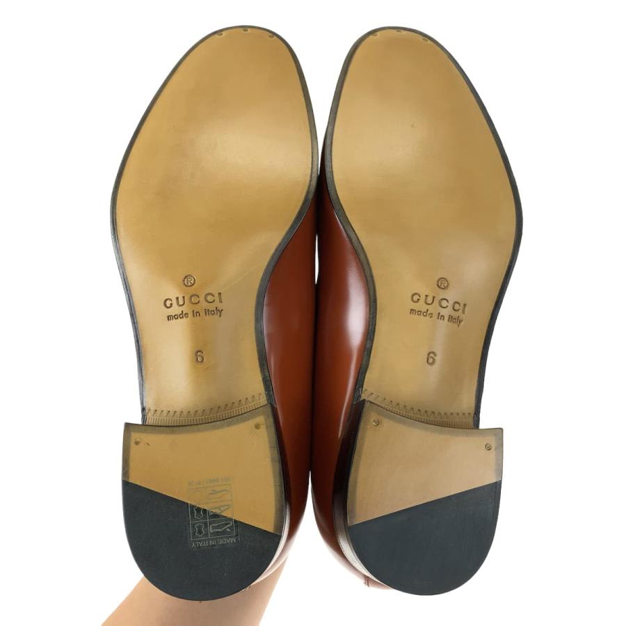 GUCCI（グッチ） 新品未使用 タッセル サイズ6 ブラウン 茶 レザー