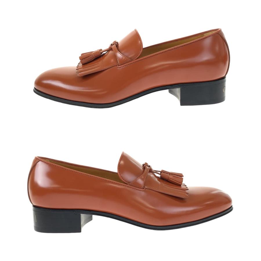 GUCCI タッセルローファー ブラウン レザー UK8.5 714681 箱 GUCCI（グッチ） 新品未使用 タッセル サイズ6 ブラウン 茶 レザー