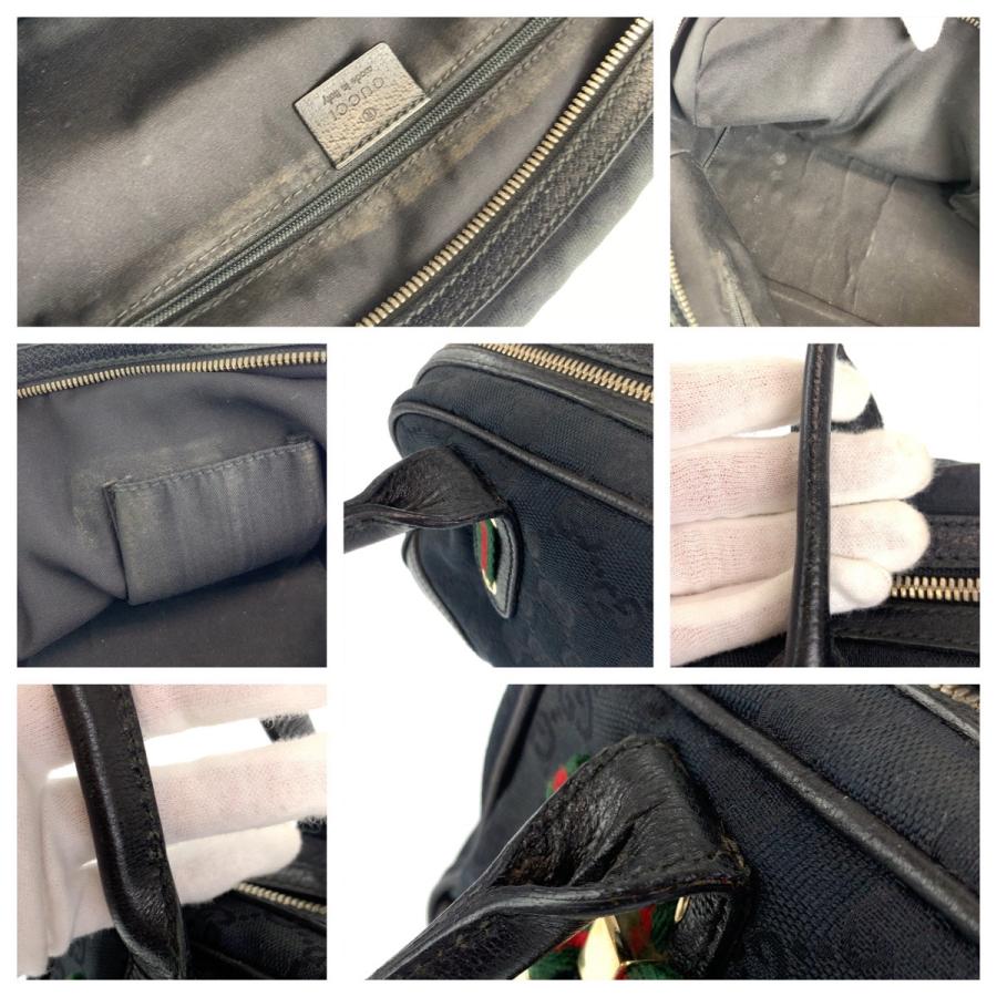 GUCCI 美品 グッチ プリンシー シェリーライン ブラック GG GUCCI 美品 グッチ プリンシー シェリーライン ブラック GG
