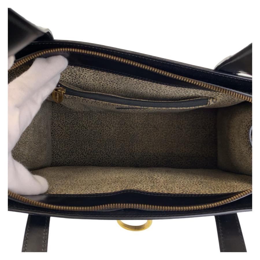 【Cartier】ハンドバッグ　パンテール　パンサー　ブラック　ゴールド金具. Cartier CARTIER カルティエ パンテール パンサー ブラック 黒