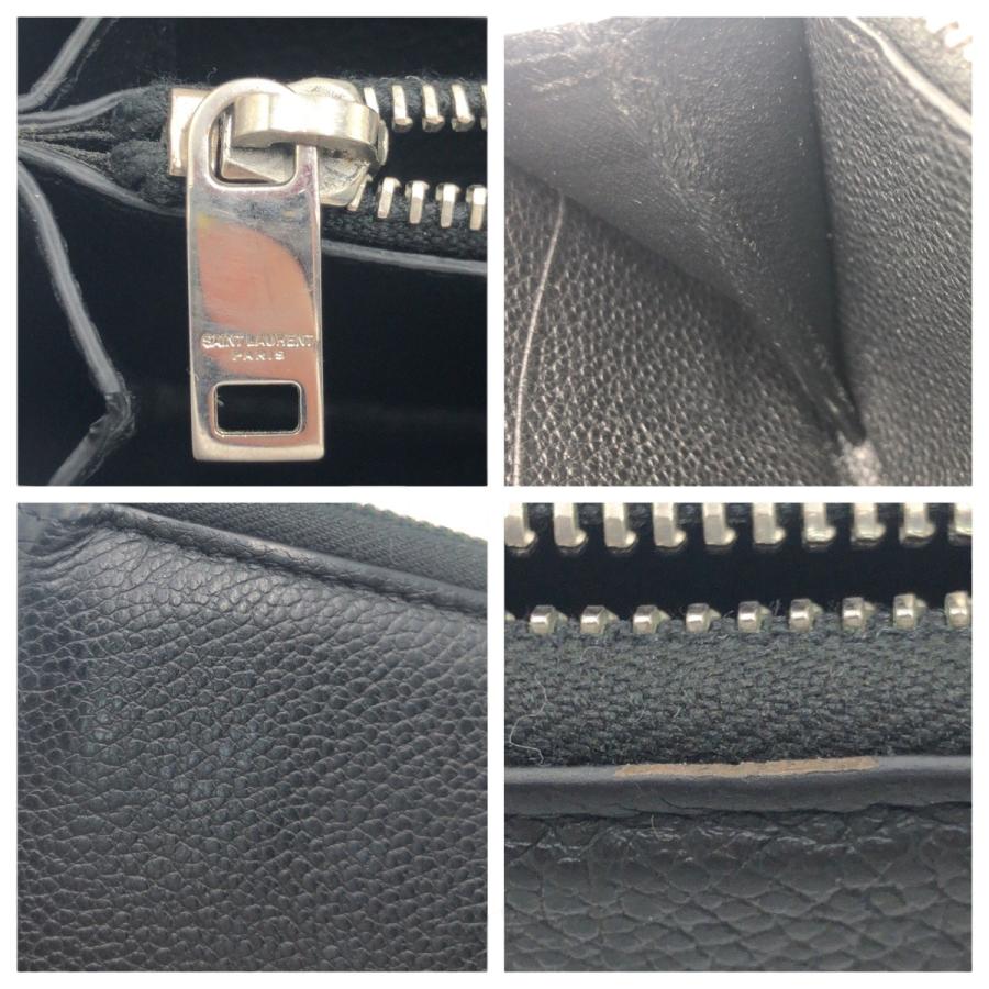 SAINT LAURENT PARIS サンローランパリ YSL ブラック シルバー金具