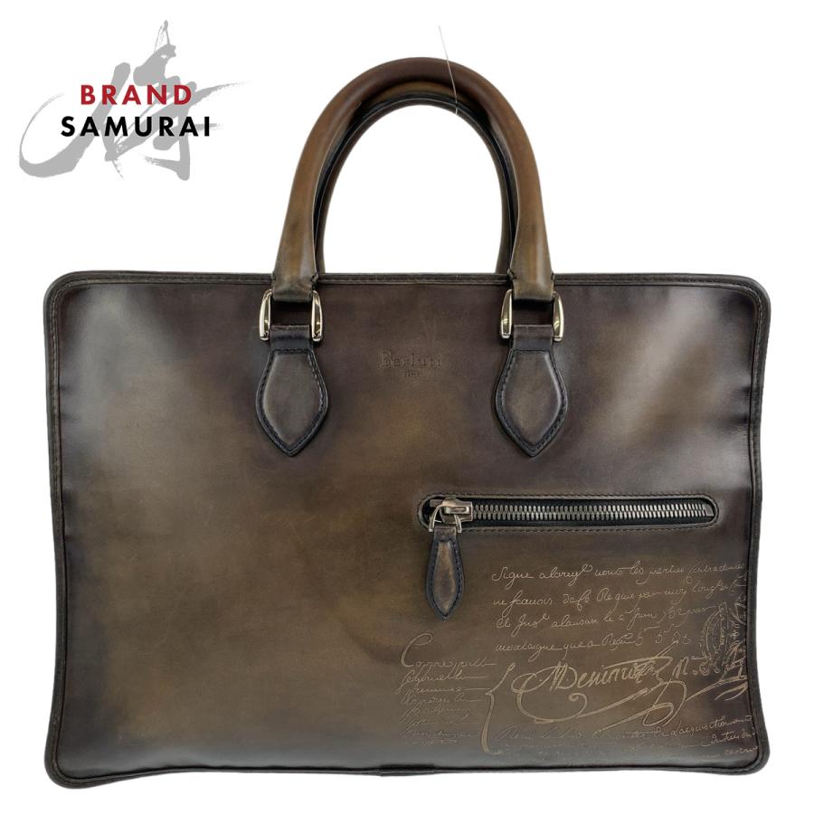 美品 Berluti ベルルッティ アンジュール カリグラフィ スクリット