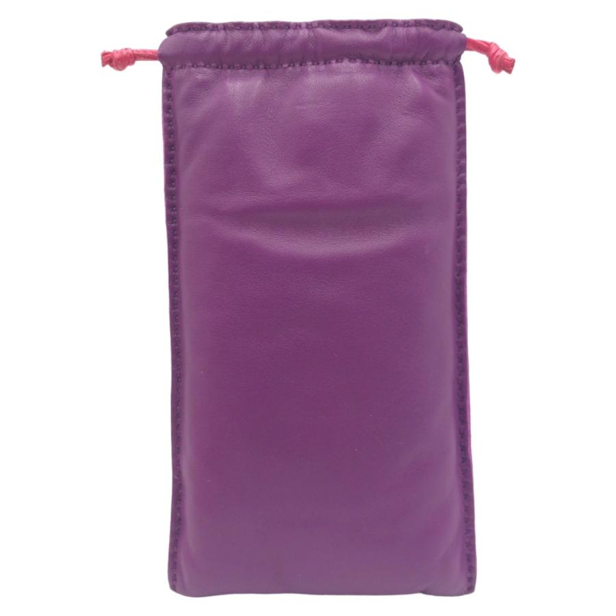 HERMES（エルメス） 美品 ポシェット ピロー パープル ピンク レザー 