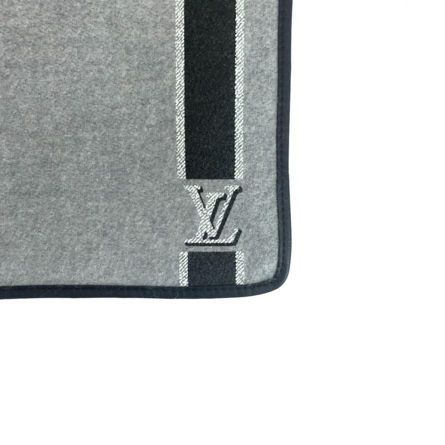 美品 LOUIS VUITTON ルイヴィトン 23AW ショール70 エクスプローラー グレー ネイビー ウール M79288 ショール ストール 405636 | LOUIS VUITTON | 06