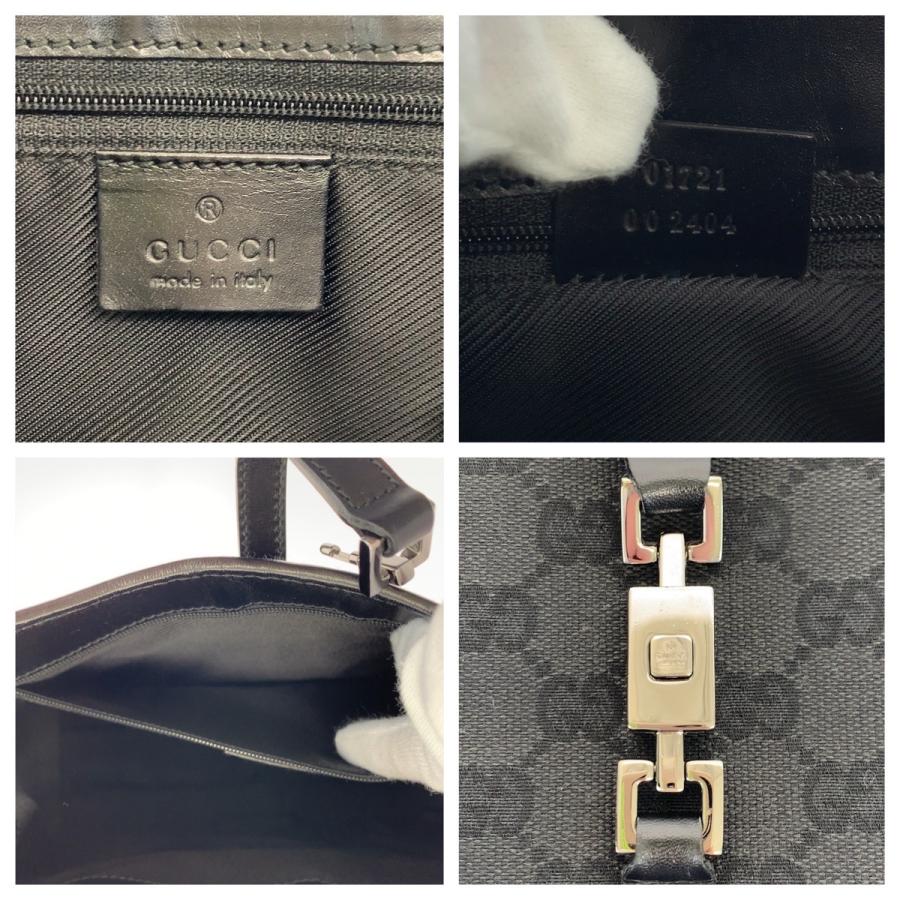 GUCCI（グッチ） 美品 ジャッキー ブラック 黒 シルバー金具 GG