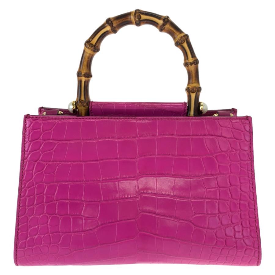 GUCCI（グッチ） 希少 美品 バンブー ニムフェア ピンク ブラウン