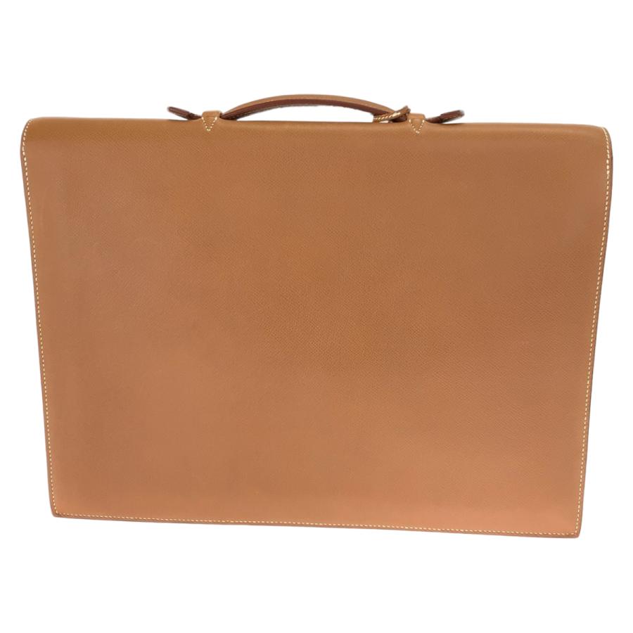 HERMES（エルメス） 美品 サックアデペッシュ41 ゴールド ブラウン 茶