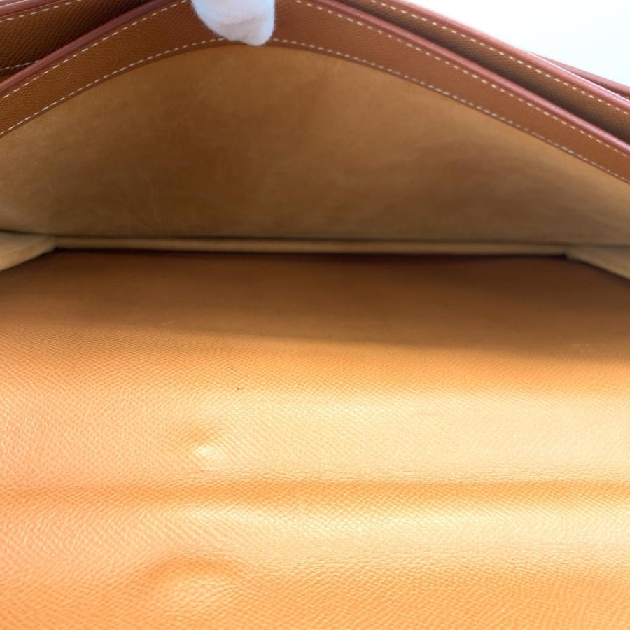 HERMES（エルメス） 美品 サックアデペッシュ41 ゴールド ブラウン 茶